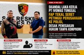 Terkait Laka Kerja, Faptekal Laporkan PT. Ivo Mas Tunggal Ke Kepolisian Dugaan Kelalaian