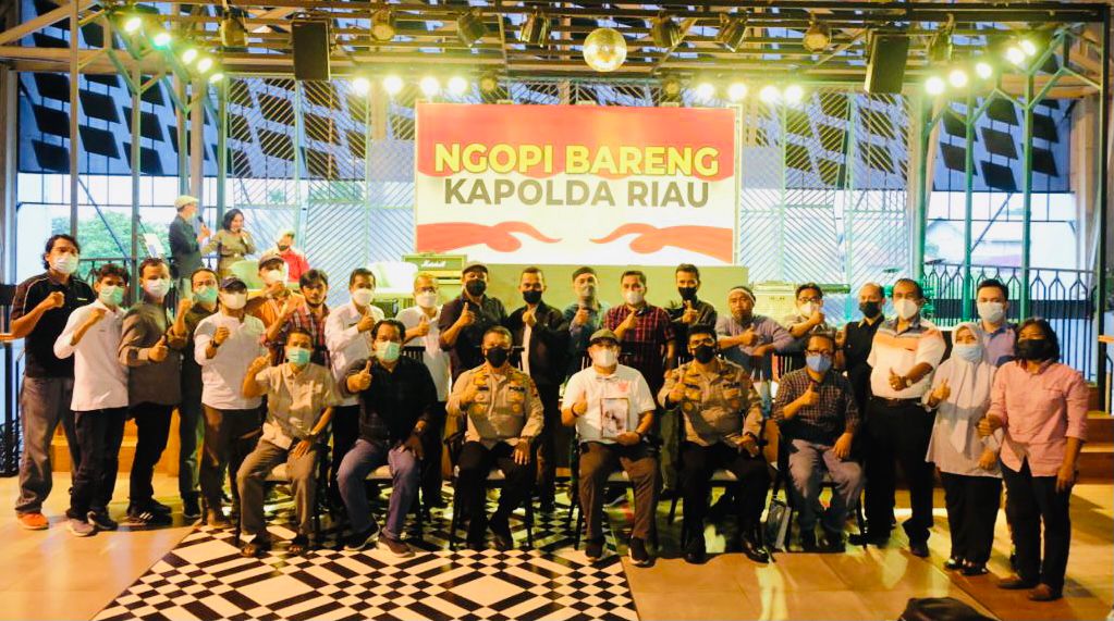 Diskusi Bersama Ketua Asosiasi Dan Pimred Media, Kapolda Ajak Untuk Jadikan Riau lebih Baik