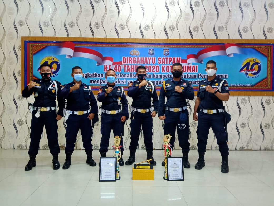 Security Pelindo1 Cabang Dumai Terima Penghargaan Peringkat II Terbaik dari Polres Kota Dumai