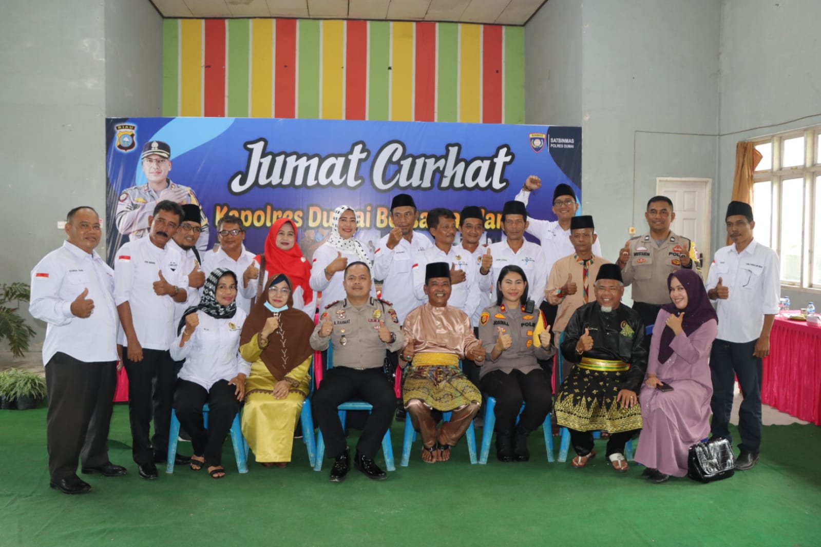 Polres Dumai Kembali Gelar Jumat Curhat, Implementasi Polisi Hadir Di Tengah Masyarakat