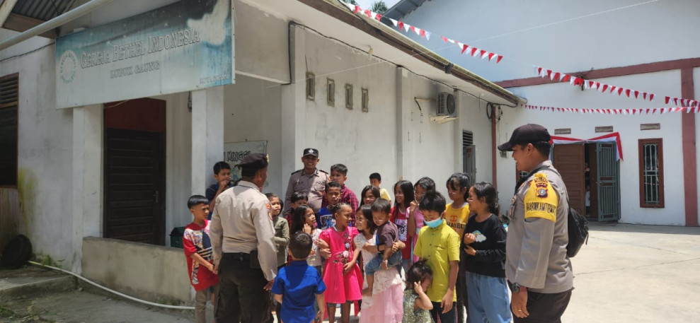 Polres Dumai Beserta Jajaran Gelar Kegiatan Minggu Kasih