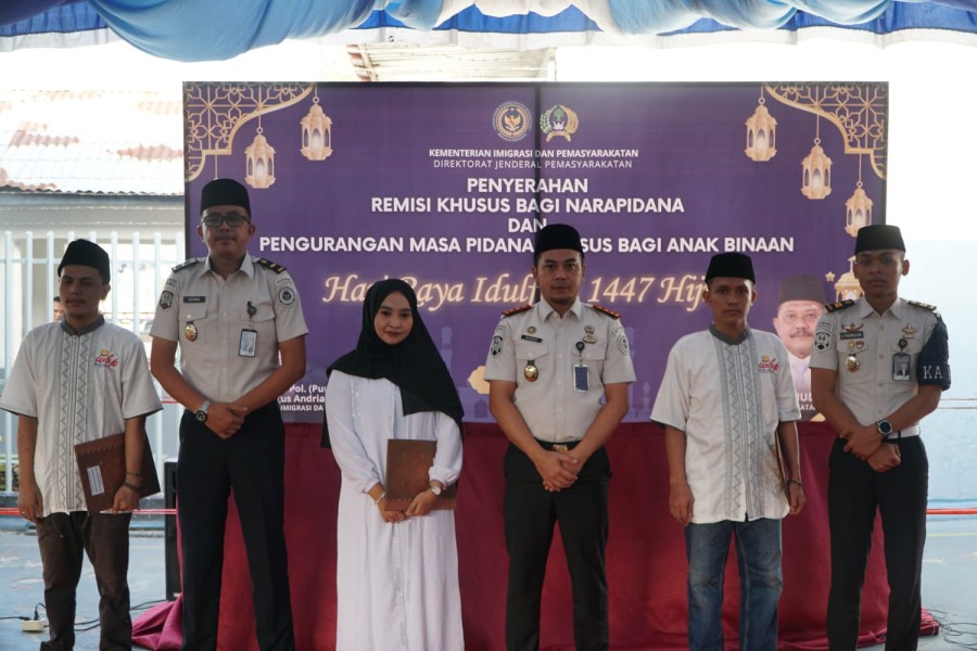 577 Warga Binaan Rutan Dumai Terima Remisi Khusus Idul Fitri 1447 H