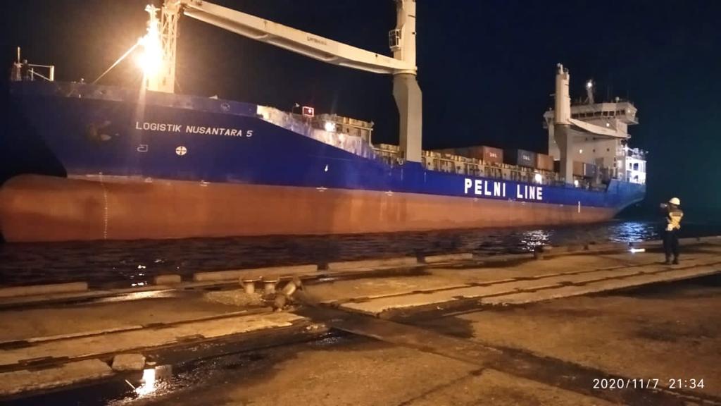 PT Pelindo 1 (Persero) Dumai Layani Kapal Petikemas Internasional Untuk Pertama Kalinya