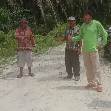 Terkait Pembangunan Dan Pengerasan Tanpa Plang Di Desa Kosumbo Ampai RT. 02 Jalan Sidodadi, PJ Kades Akui Tak Mengetahui