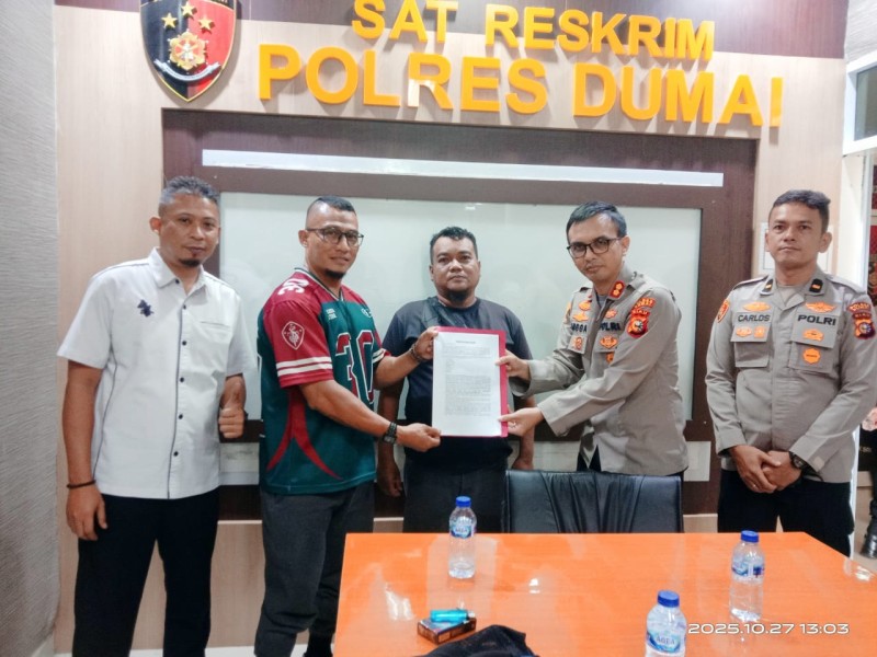 Aksi Damai Berujung Audiensi Terbuka Faptekal Bersama Kapolres Dumai