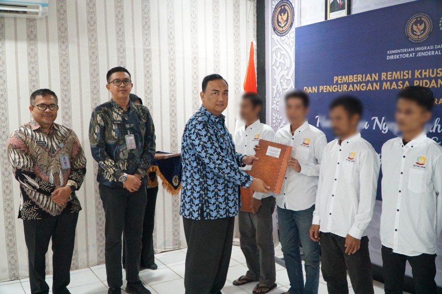 671 Warga Binaan Rutan Dumai Terima Remisi Khusus Idul Fitri 1446 H