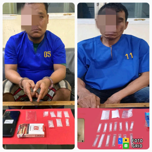 2 Pelaku Penyalahgunaan Narkotika Jenis Shabu Di Tangkap Polisi
