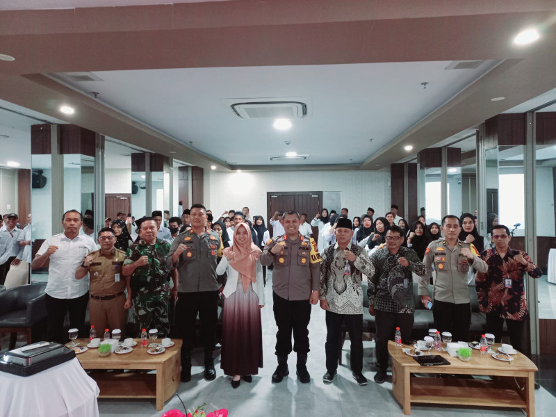 Kapolres Dumai Hadiri Acara Pelantikan PTPS Pemilu 2024 Di Hotel Superstar