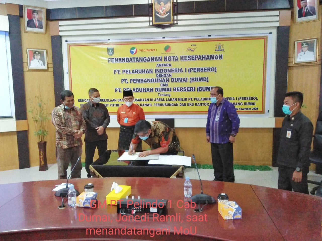 PT. Pelindo Tanda tangani MOU Bersama 2 Perusahaan BUMD Kota Dumai