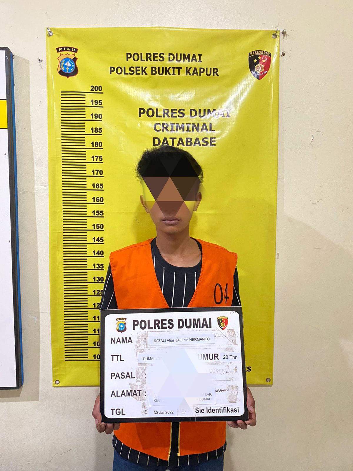 Pelaku Penganiayaan Siswa SMK Kelas XII Berhasil Diamankan Polsek Bukit Kapur