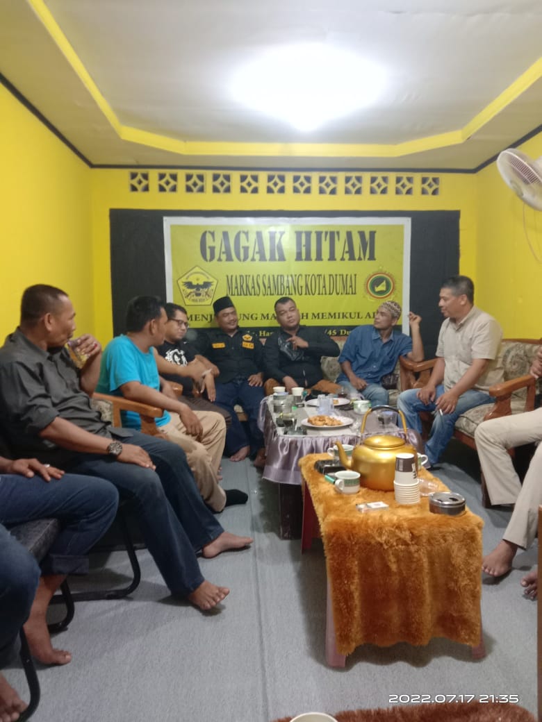 Gagak Hitam Rapatkan Pematangan Acara Pelantikan Dan Jalinan Kasih
