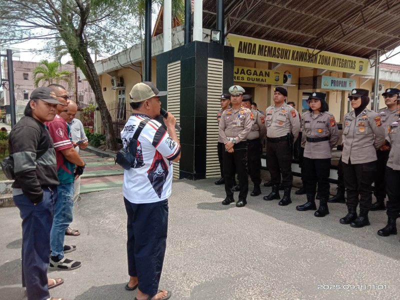 Pengaman Demo Di Demo, Faptekal Pertanyakan Tindak Lanjut SPDP Yang Sudah Diterbitkan Polres Dumai