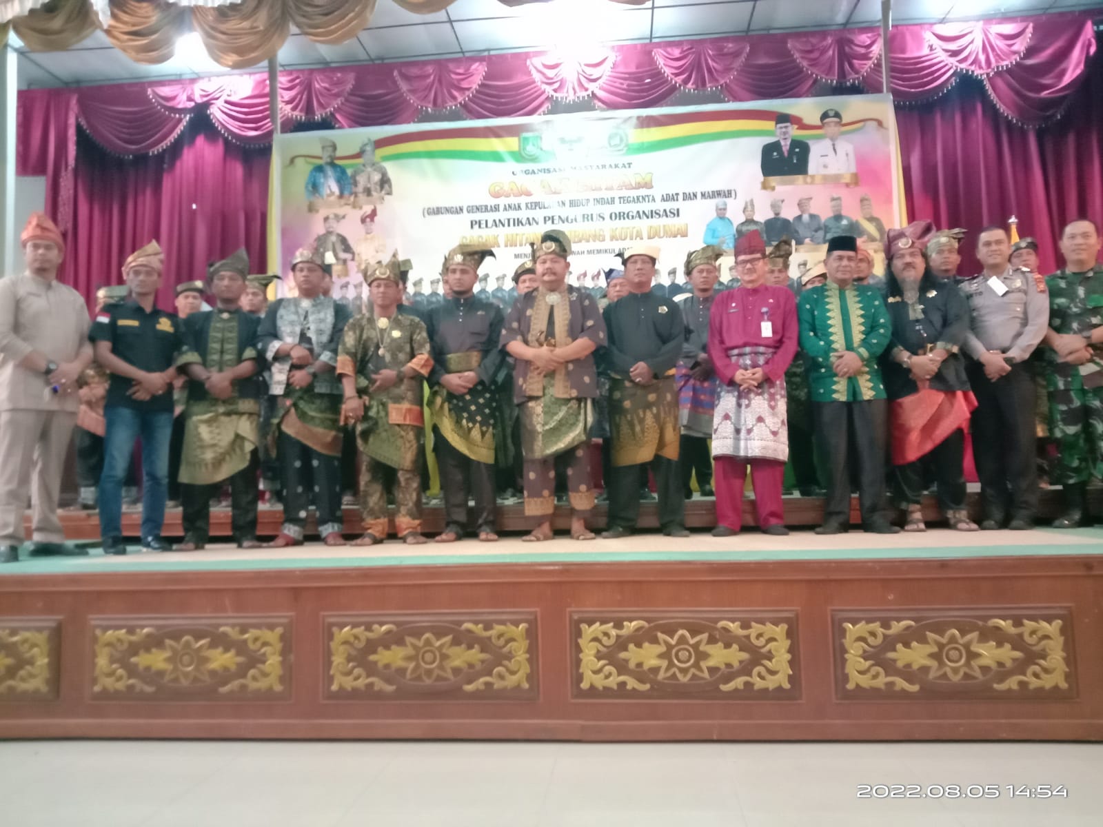 Artis Malaysia Turut Meriahkan Pelantikan Gagak Hitam Sambang Kota Dumai