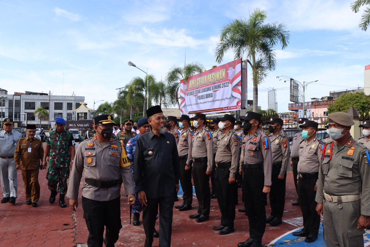 Kapolres Dumai Pimpin Apel Gelar Pasukan