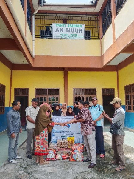 Adakan Baksos Ramadhan,DPC PJI-D Kota Dumai Santuni Yatim/Piatu Pantiasuhan An-nur