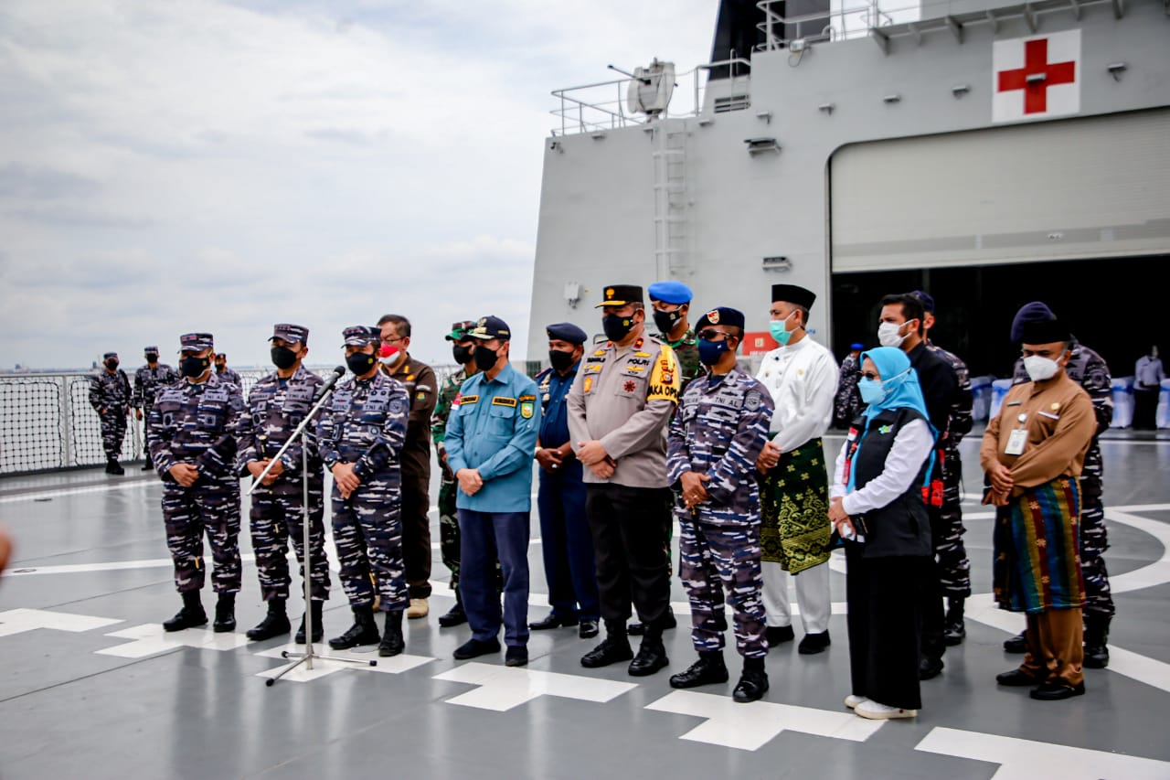 Pangkoarmada l Laksamana Muda TNI AL Bersama Gubernur Riau Kunjungi Kota Dumai