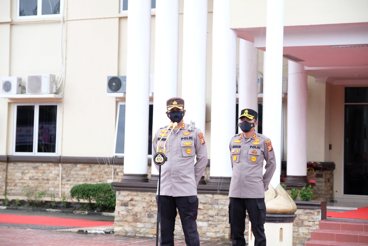 Polres Dumai Laksanakan Acara Pisah Sambut Kapolres Dumai Dari AKBP Andri Ananta Yudhistira Kepada AKBP Mohammad Kholid