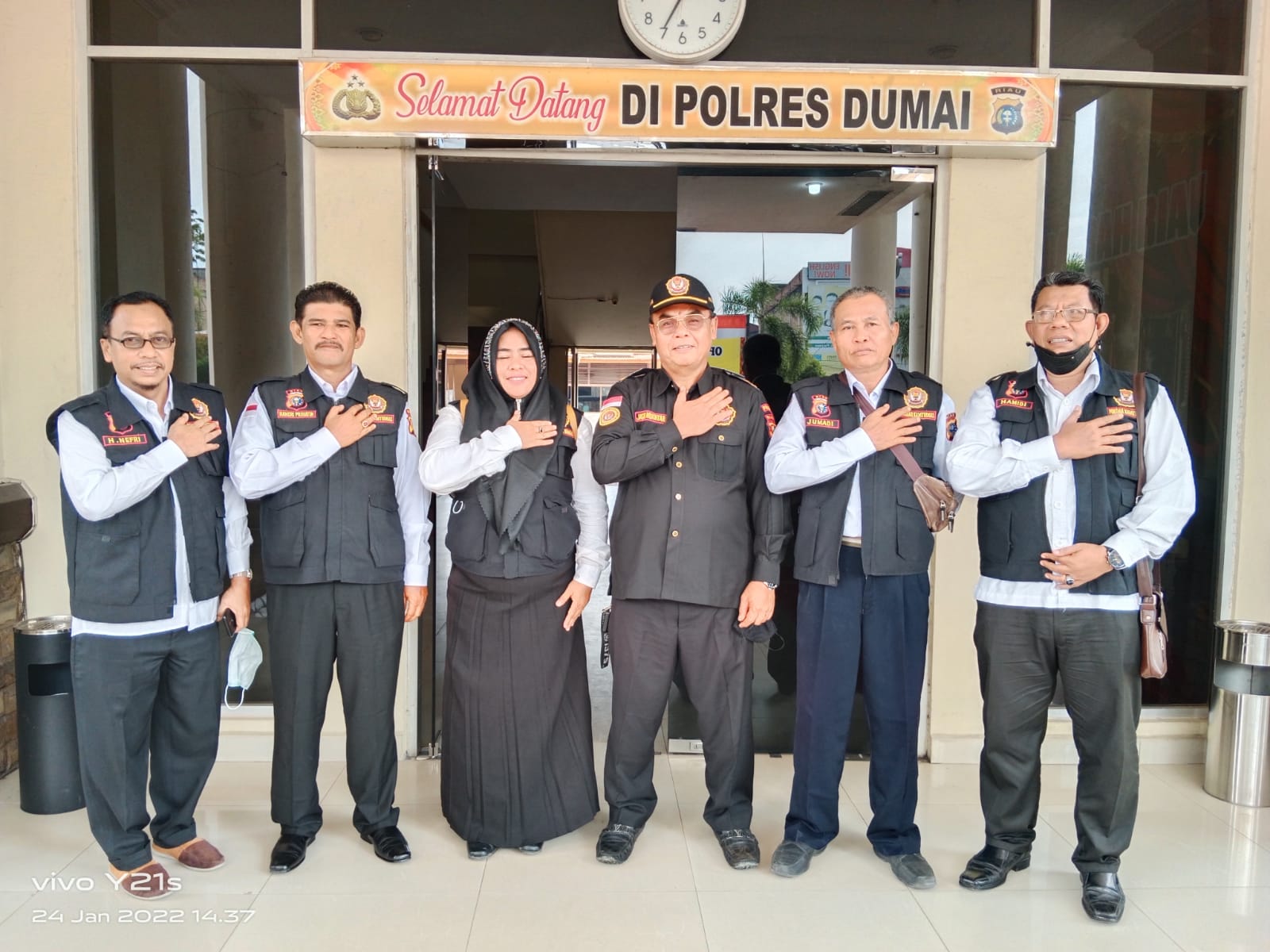 Kapolres Dumai Sambut Hangat Kunjungan Pokdarkamtibmas Riau