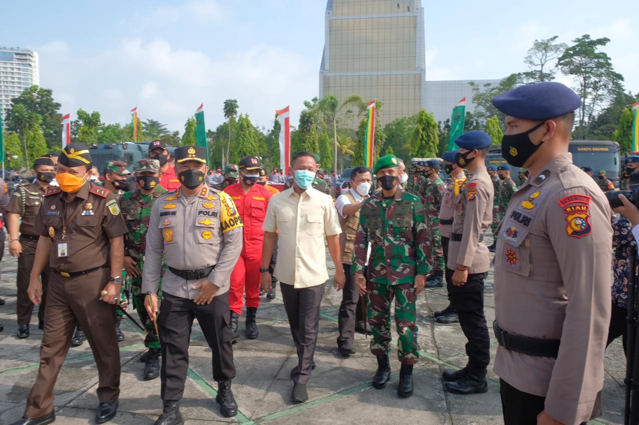 Komitmen Polda Riau Tangani Karhutla,Proses 9 Tersangka