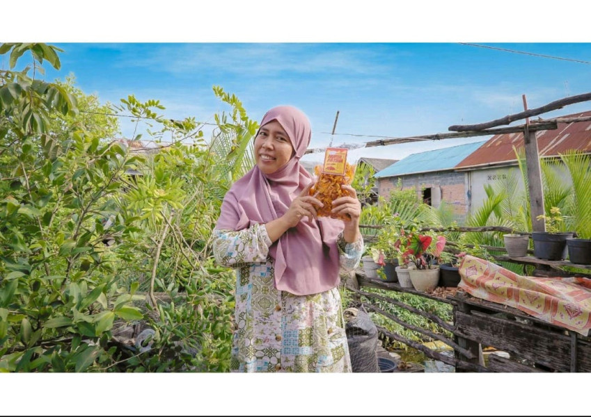 Di Bantu Dukungan Minyak Goreng Dari Apical Dumai, Bisnis Keripik Cabe Nurul Fatiha Melesat, Kini Konsumennya Sampai Di Jakarta