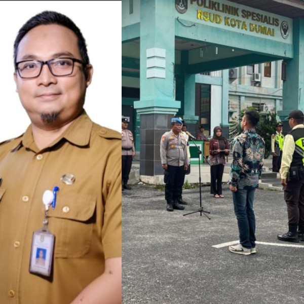 Apel Bersama Satpam Plt.Direktur dr Hafidz melalui Pembina Apel memberikan Reward kepada Satpam