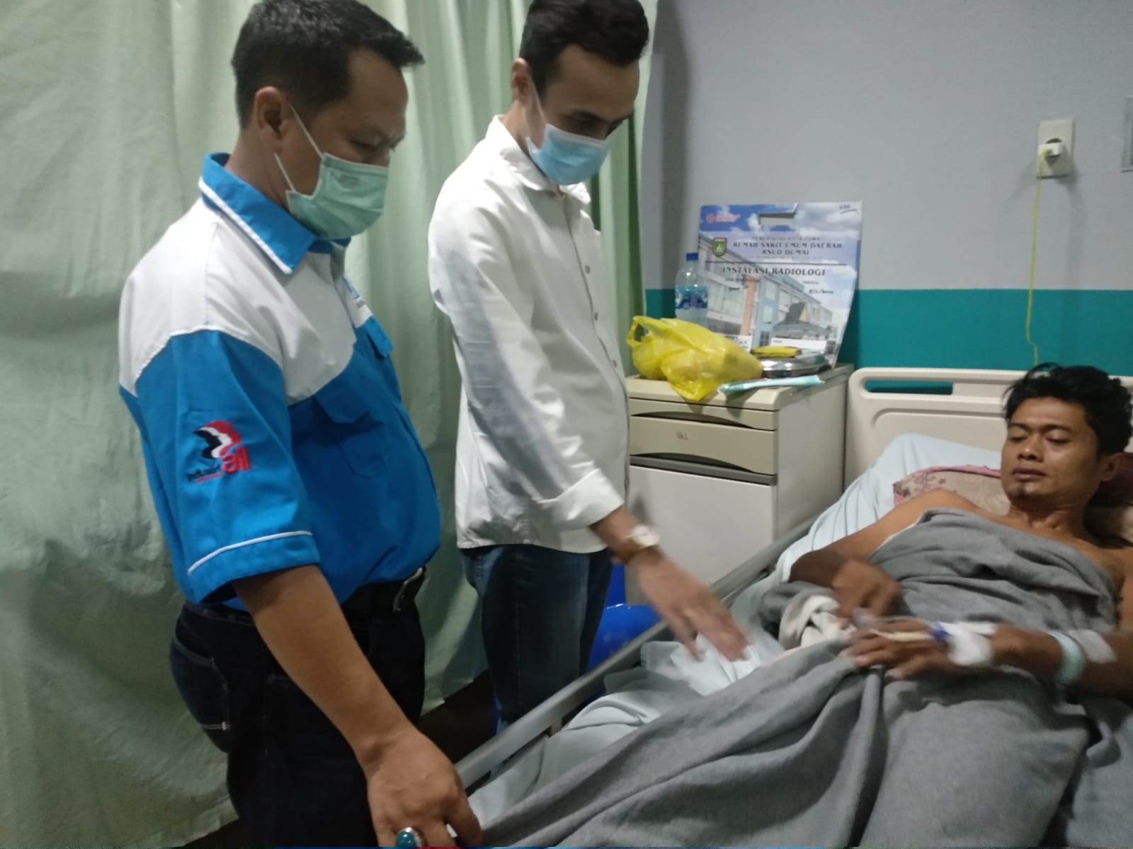 SPN Dumai Dampingi Operasi Anggotanya, Wakil Ketua : Semoga Lekas Sembuh Dan Dapat beraktifitas Kembali