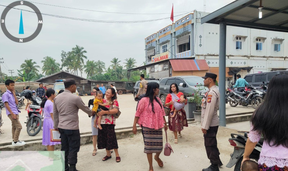 Polsek Sei Sembilan Laksanakan Giat Rutin Minggu Kasih
