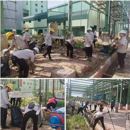 Menjaga Lingkungan Kerja Tetap Sehat Dan Bersih, Apical Dumai Laksanakan Program Jum'at Ceria