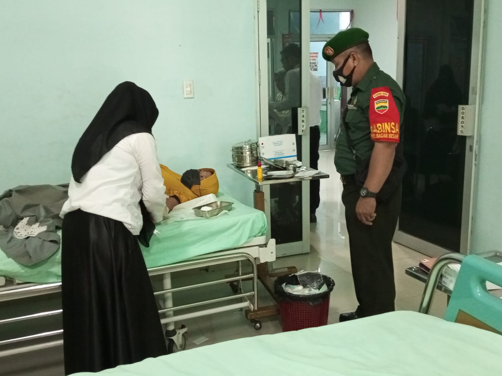 Dukung Program Kesehatan, Babinsa Dampingi Kegiatan Puskesmas