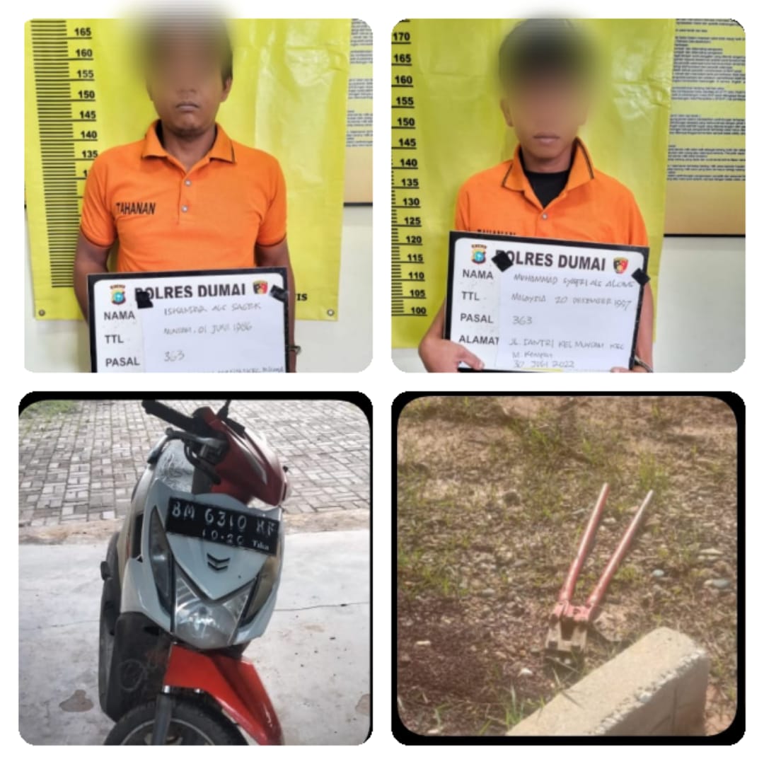 Polsek Medang Kampai Ungkap Kasus Curat Di Salah Satu Perkebunan Sawit