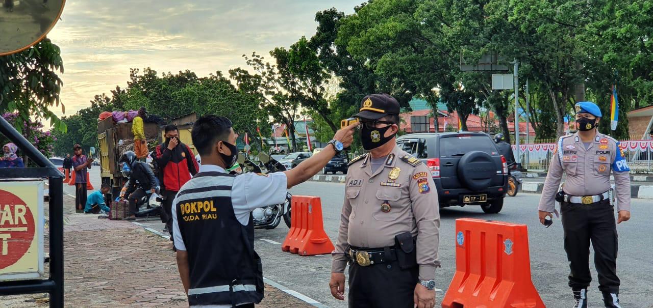 Tindak Lanjuti Inpres Nomor 6 tahun 2020,Propam Polda Riau Lakukan Penertiban Personil