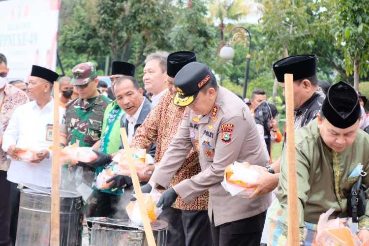 Jaga Khusu'nya Bulan Suci Ramadhan, Polda Riau Musnahkan Narkoba, Miras Hingga Knalpot Brong