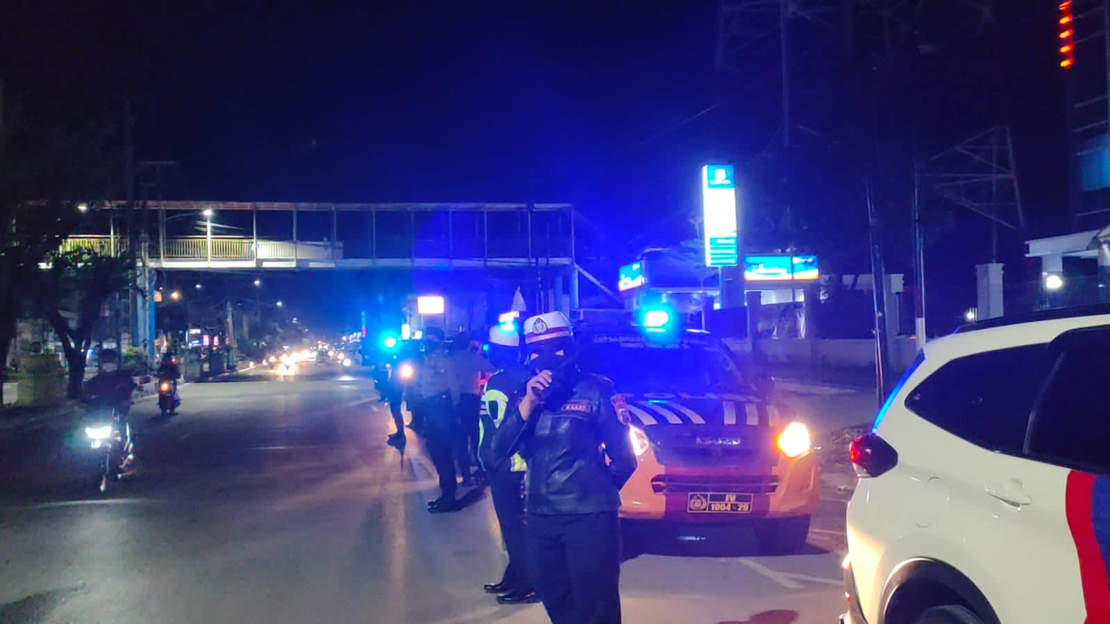 Satlantas Polres Dumai Antisipasi Balap Liar Melalui Patroli Blue Light Dan Police Go To School