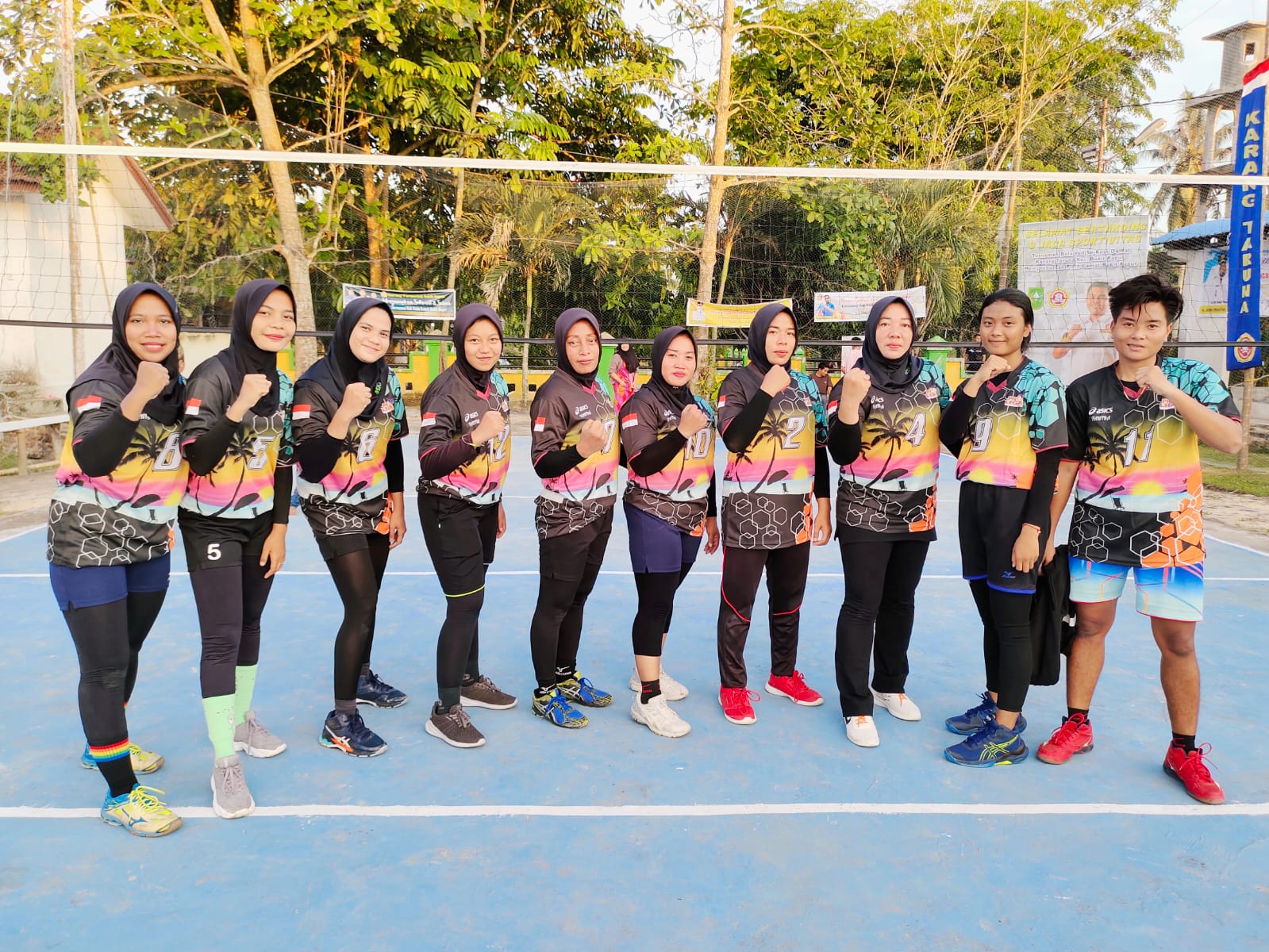 Turnamen Voli, Pemain Putri LLMB Sungai Sembilan Kalahkan Jalak Putri