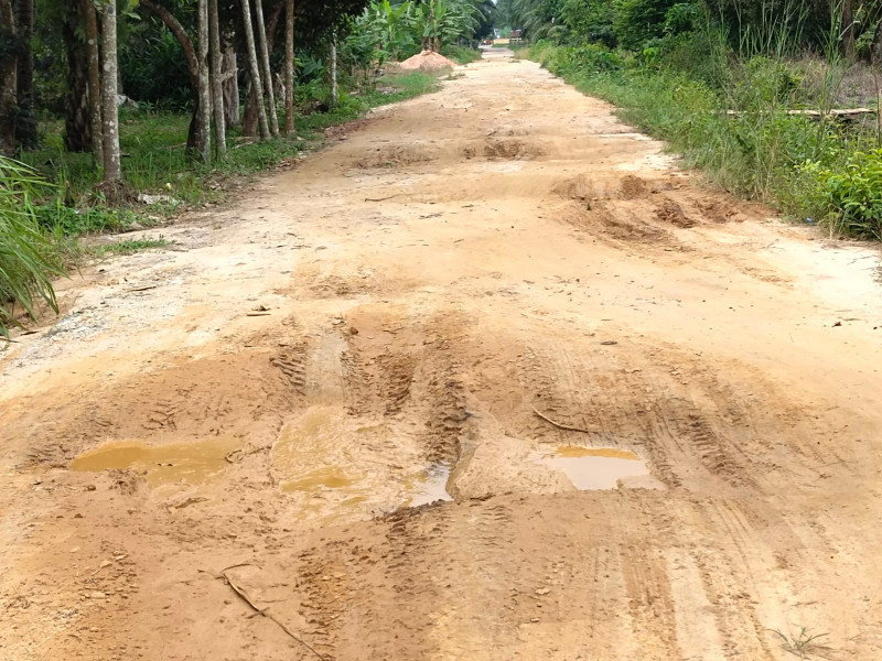 Tak Kunjung Di Perbaiki, Warga Jalan Parit Cik Mamat Harapkan Akses Jalan Bagus
