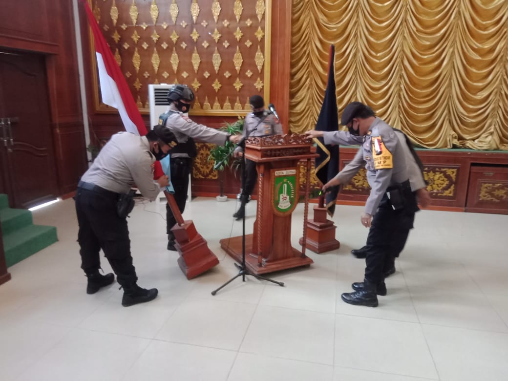 Polres Dumai Kerahkan 60 Personil Untuk Mengawal Hasil Perhitungan Suara