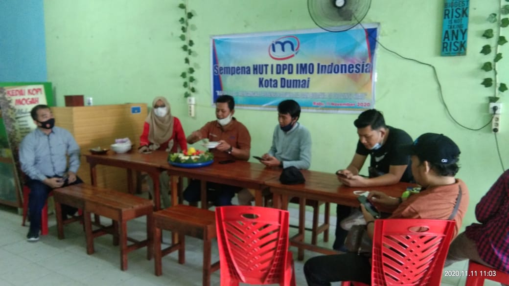HUT I DPD IMO Indonesia Kota Dumai digelar Secara Sederhana