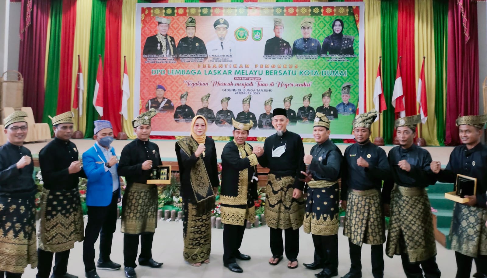 KNPI Riau Dan KNPI Dumai Hadiri Pelantikan Pengurus DPD LLMB Se Kota Dumai
