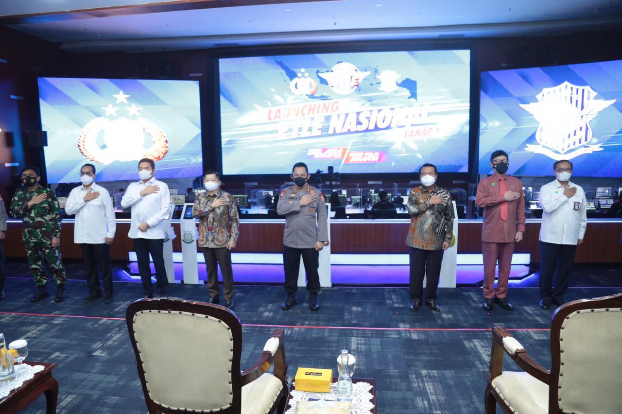 Kapolri Resmi Launching Etle Nasional Tahap 1,12 Polda Terapkan Tilang Elektronik