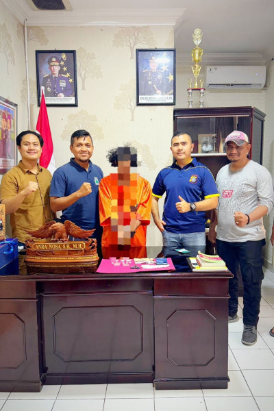 Di Pimpin Ipda Hermawan,Unit Reskrim Polsek Bukit Kapur Amankan Pengedar 9 Paket Shabu