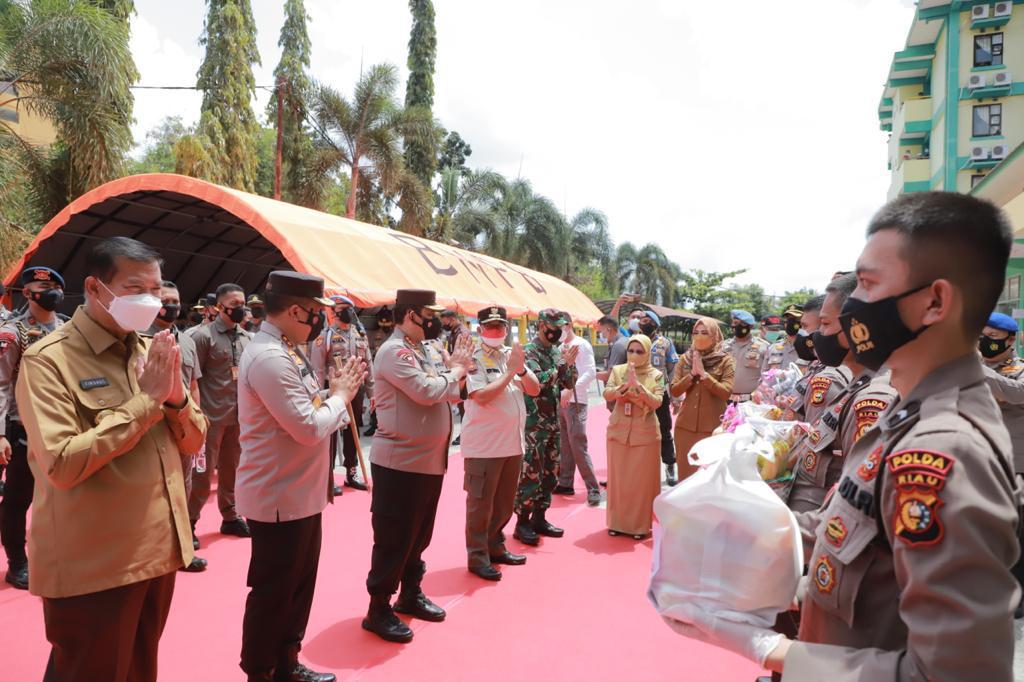 Kunjungi Lokasi Isoter, Wakapolri Semangati Pasien Rawat