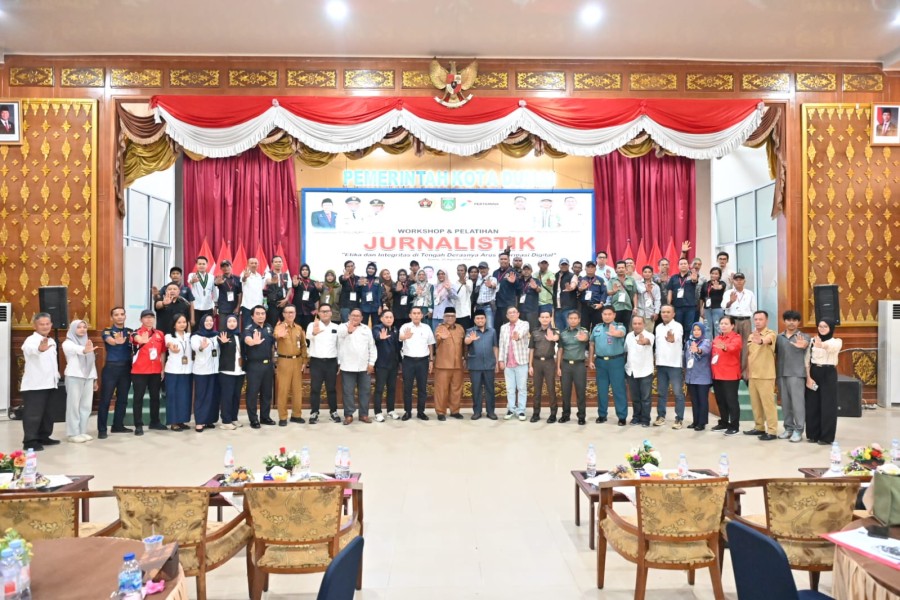 PWI Dumai Dan Jurnalis Non PWI Gelar Workshop Jurnalistik Menjaga Etika Dan Integritas Di Era Digital