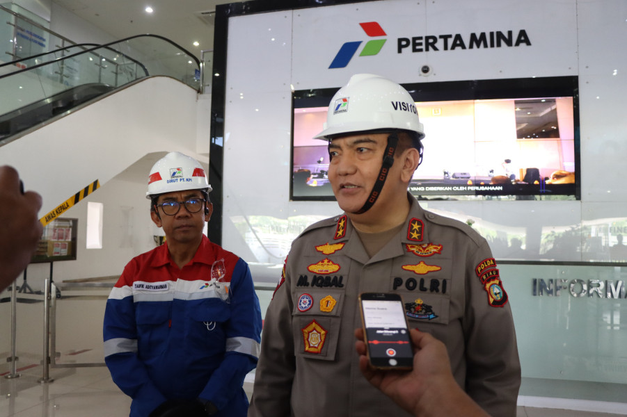 Respon Cepat Kapolda Riau Kungker Pasca Ledakan Compressor Pertamina Dumai
