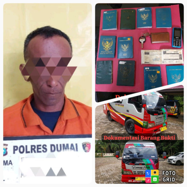 Polsek Medang Kampai Amankan Supir Travel Pelaku Dugaan TPPO