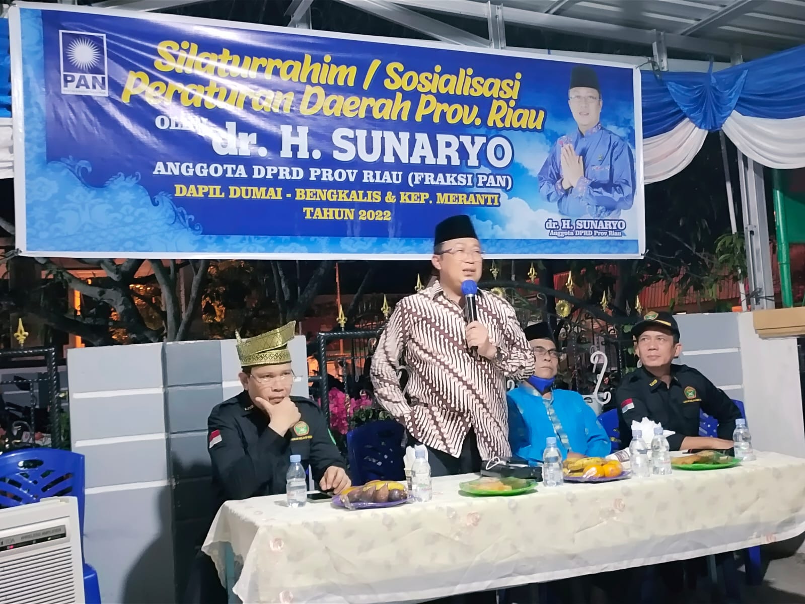 H Sunaryo Turut Hadir Dalam Acara DPD LLMB Dumai Gelar Rapat Koordinasi Persiapan Pelantikan