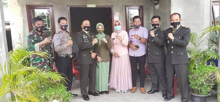 Camat Rantau Utara Sambut Kedatangan Dandim 0209 / LB di Kelurahan Aek Paing