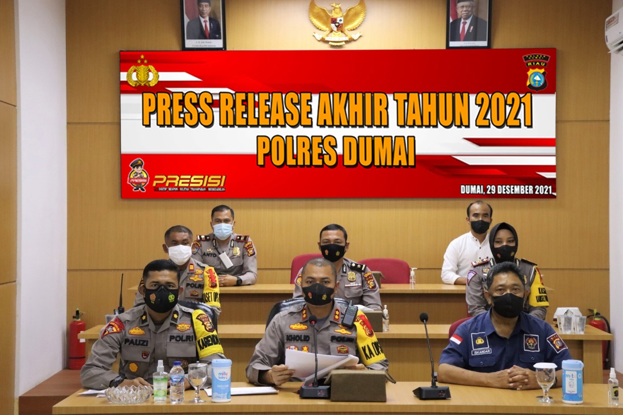 Jelang Akhir Tahun Kapolres Sampaikan Tentang Capaian Kinerja Polres Dumai Dan Kajaran