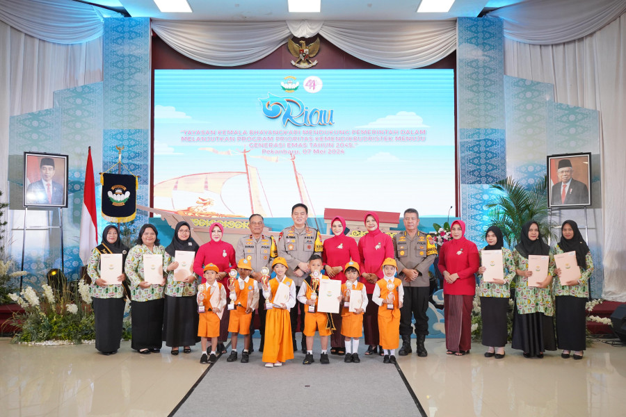 Syukuran HUT Ke-44, Ini Sederet Prestasi Murid Yayasan Kemala Bhayangkari Polda Riau