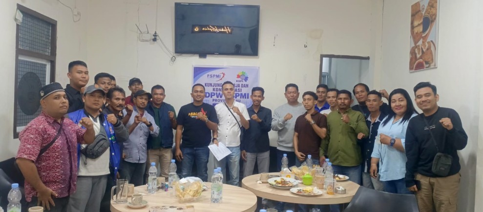 Kunjungan Dan Konsulidasi Perdana DPW FSPMI Riau ke Kota Dumai, Konsulat Cabang Ucapkan Selamat Kepada Said Iqbal Sebagai Penasehat Presiden RI