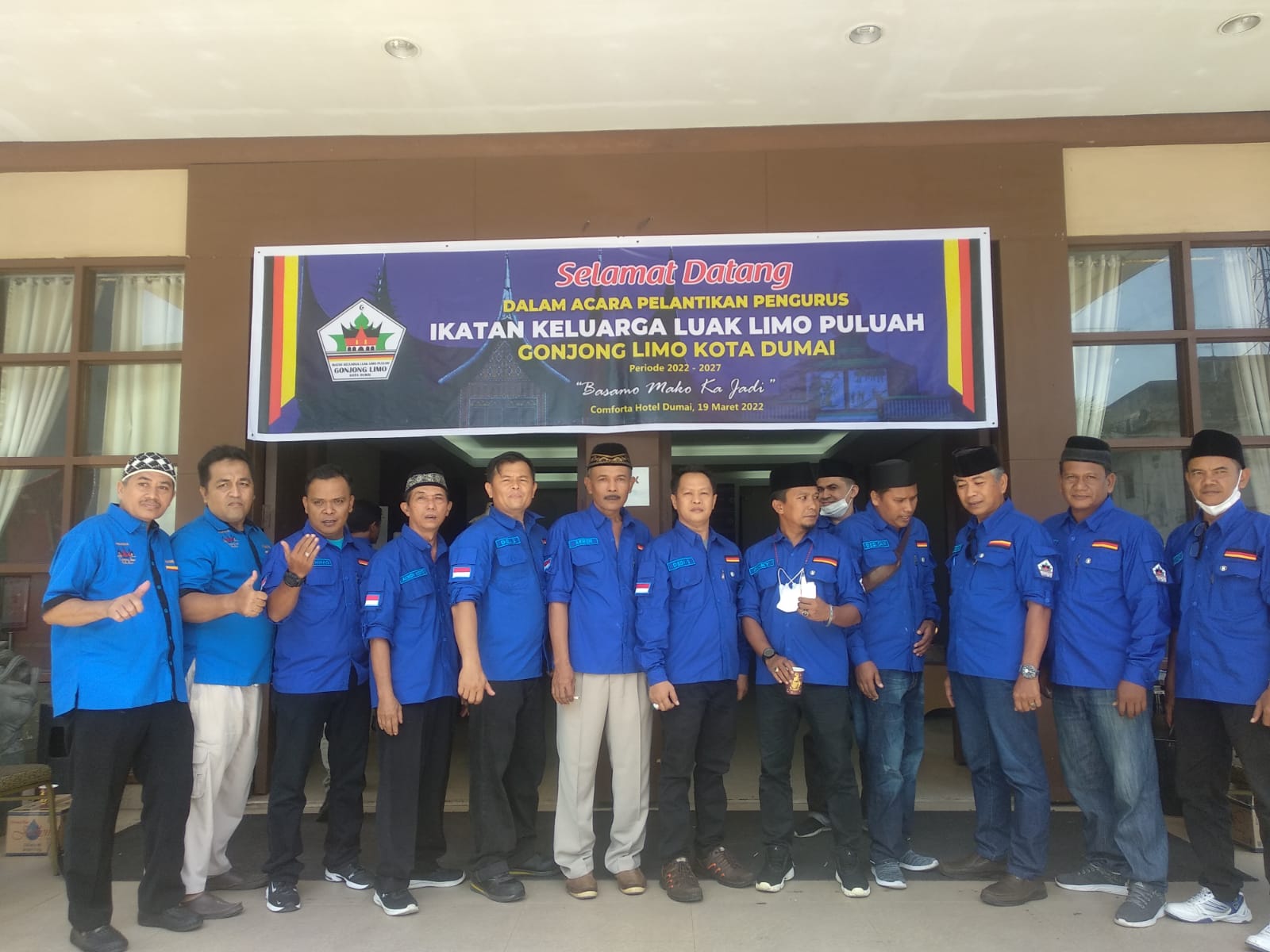 Pengurus Ikatan Keluarga Luak Lima Puluah Gonjong Limo Resmi Di Lantik